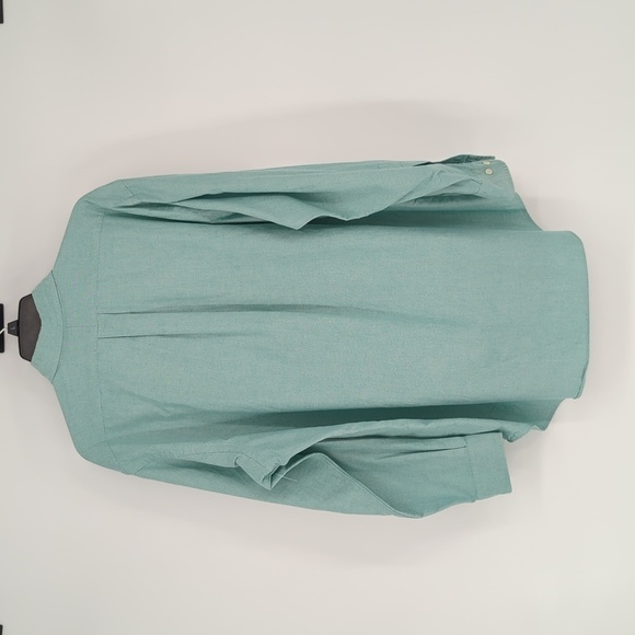 Ralph Lauren Button Down Shirt Teal Green 16.5 34/35 preppy classic 90s y2k - Picture 2 of 9